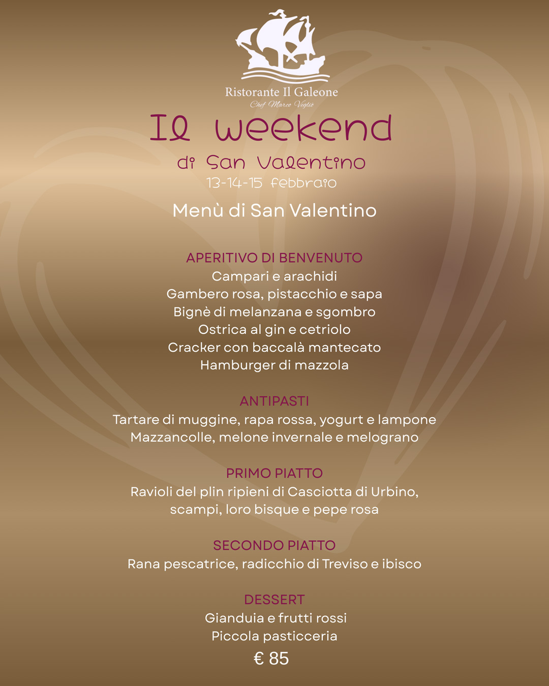 San Valentino a Fano - Il Galeone organizza 3 giorni di festa