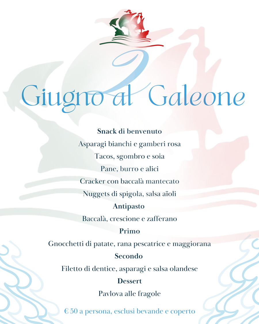 " giugno a Fano - ristorante il Galeone